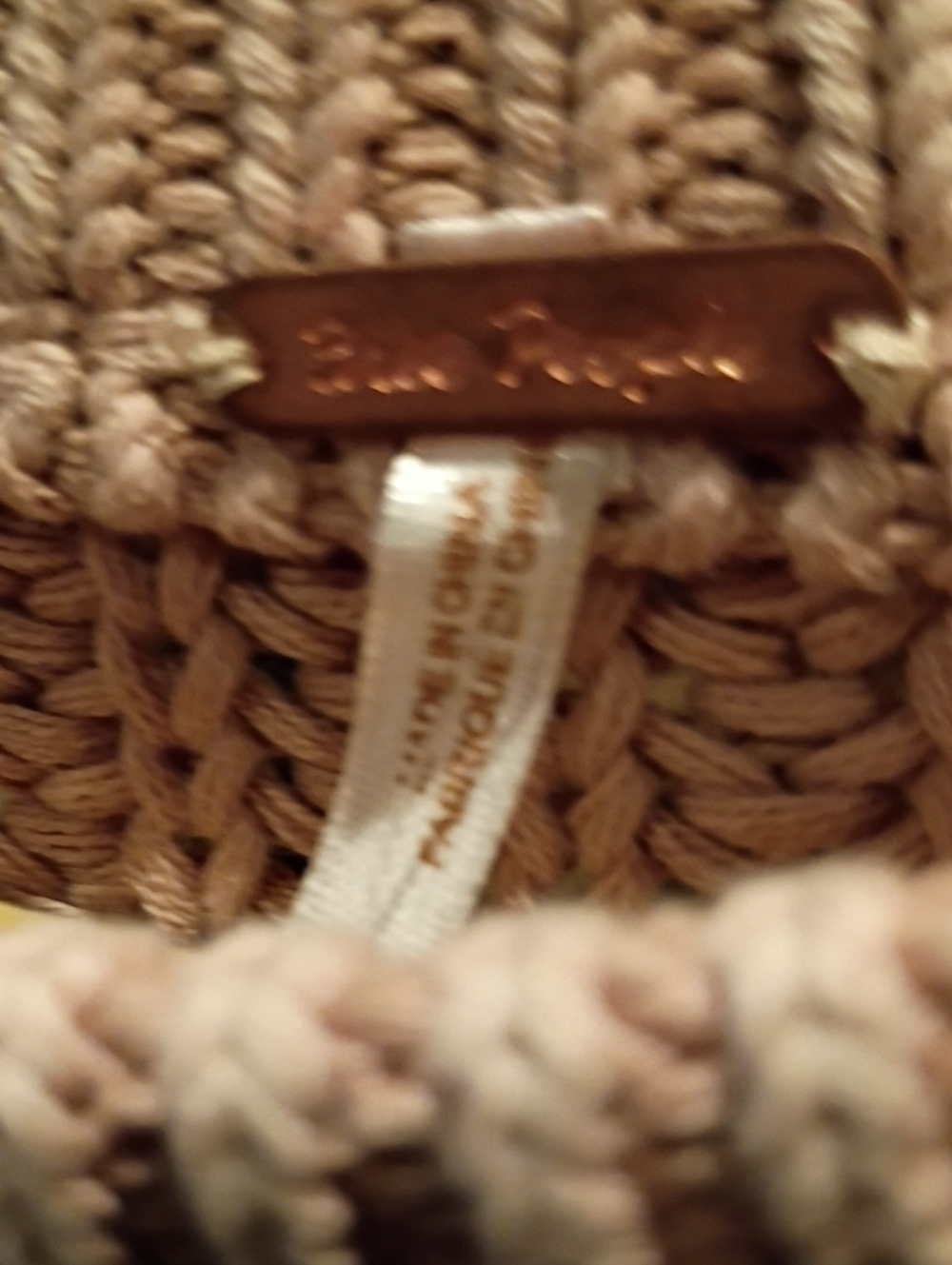 Free People Sancastle/Cream Braided Woven 100% Cotton Sweater
